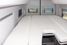 lenzuolo con angoli iXTEND per letto posteriore nell'abitacolo VW Grand California 680